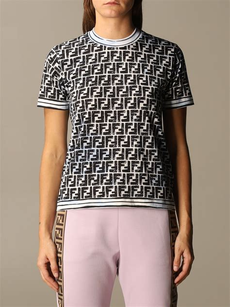 t shirt fendi donna|fendi new collection t shirts.